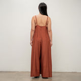 V-Neck Wide Leg Jumpsuit