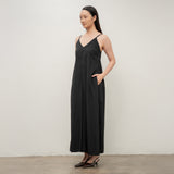 V-Neck Wide Leg Jumpsuit