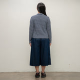 Stripe Mock Neck Top