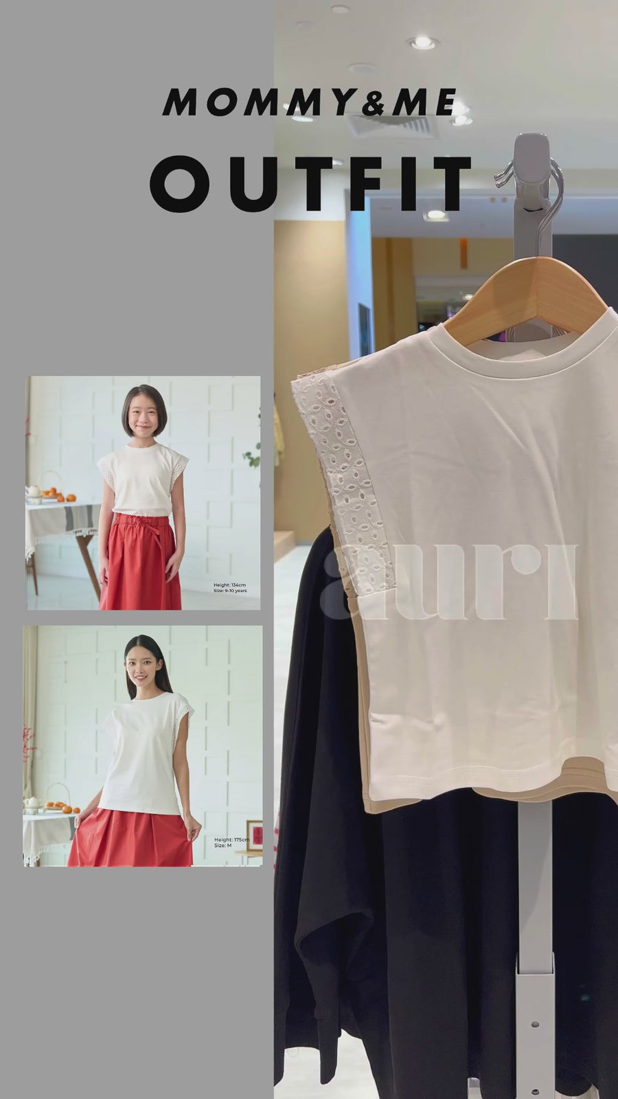 Girl Loose-Fit Lace Sleeveless Top