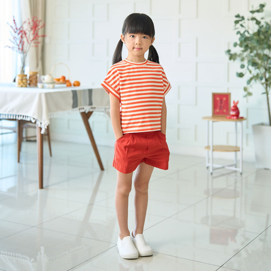 Girl Elasticated Back Shorts