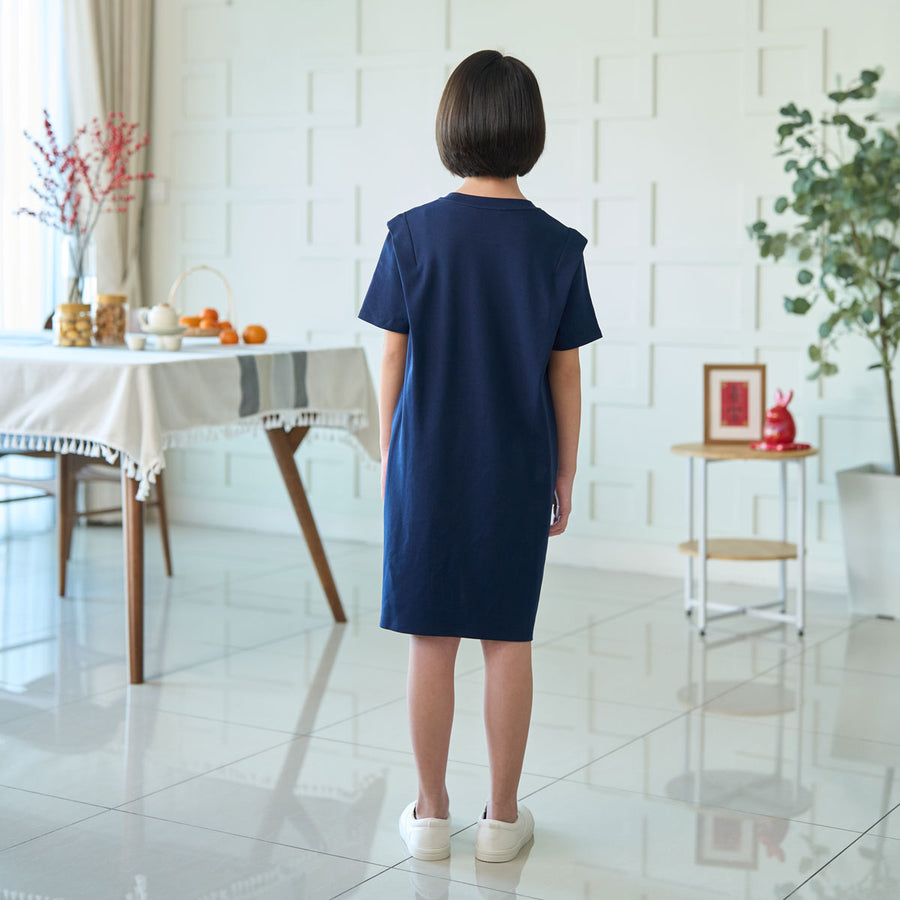 Girl Oversized T-Shirt Midi Dress