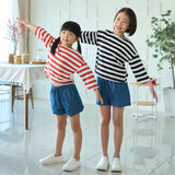 Girl Oversized Boat Neck 3/4 Sleeve T-Shirt