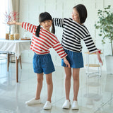 Girl Oversized Boat Neck 3/4 Sleeve T-Shirt