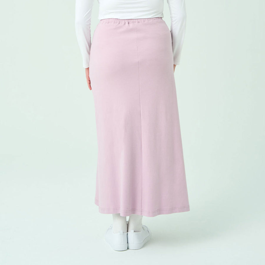 Straight Cut Side Slit Heavyweight Skirt