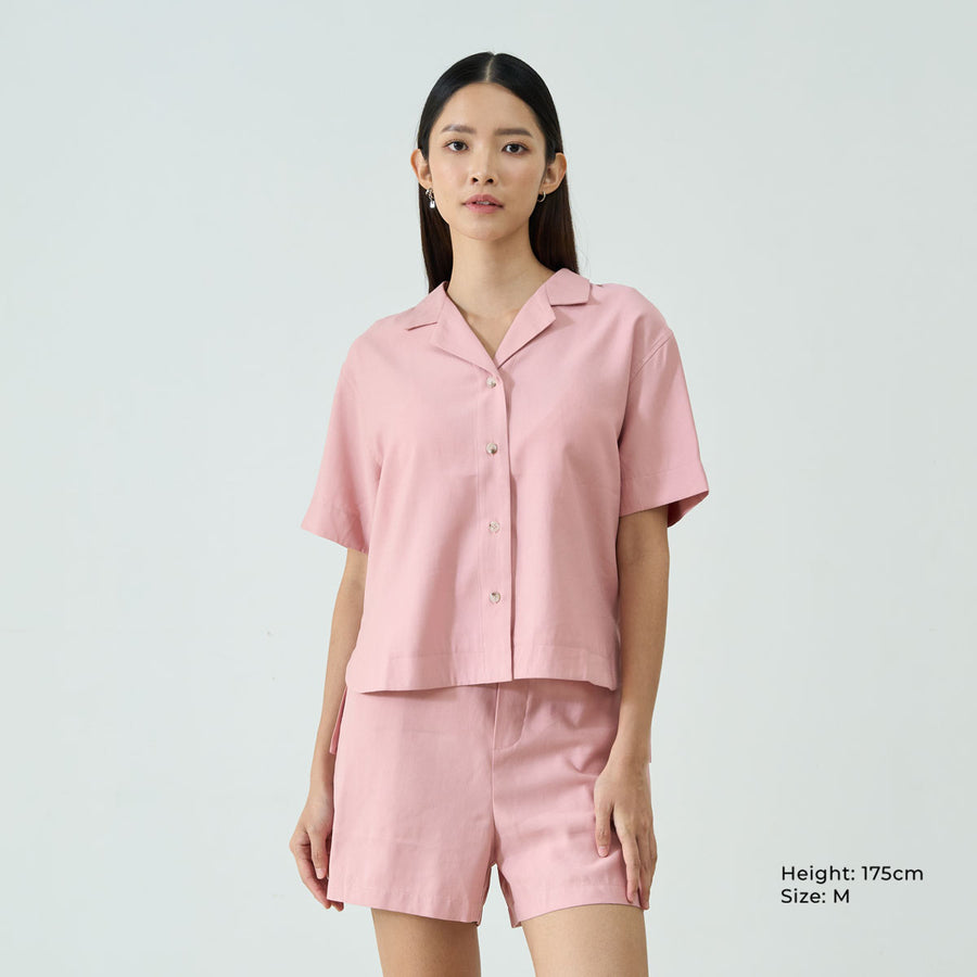 Boxy-Fit Short Sleeve Shirt