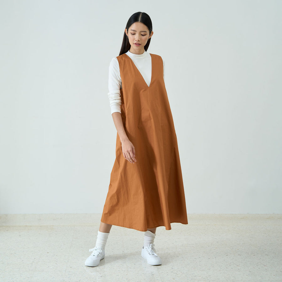 Sleeveless A-Line Maxi Dress