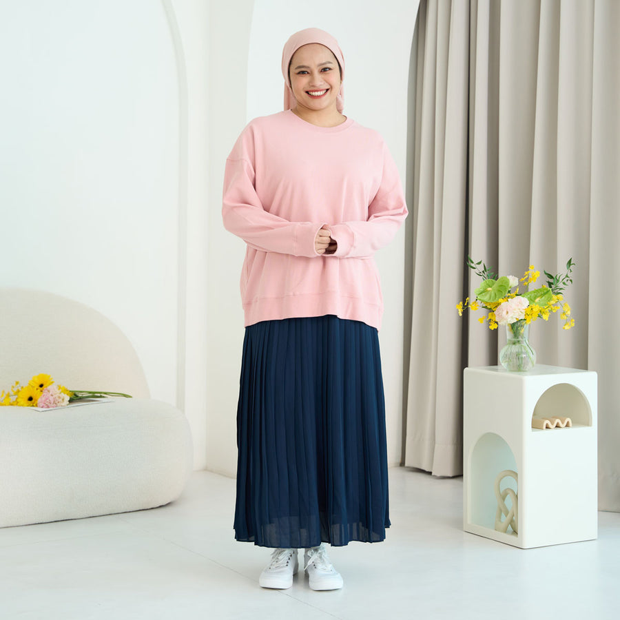 Pleated Maxi Skirt