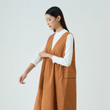 Sleeveless A-Line Maxi Dress