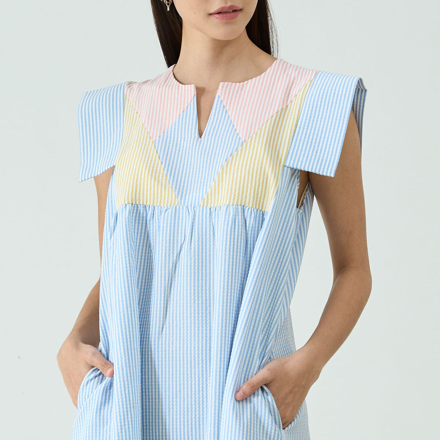Panel Maxi Dress