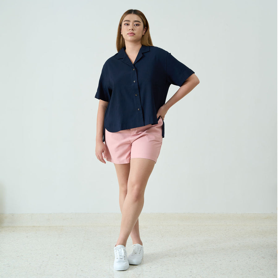 Boxy-Fit Short Sleeve Shirt