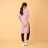 Long Sleeve Side Slit Tunic Sweater